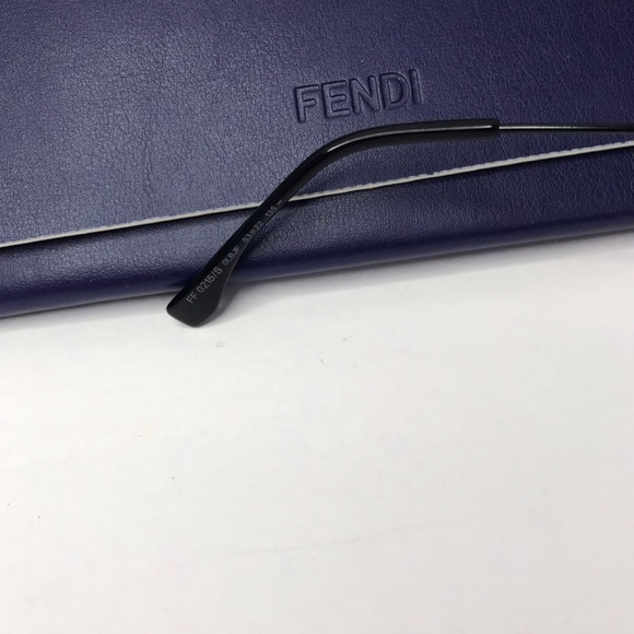 New - 💯 Auth Fendi Hypnoshine Blue-Aqua Gradient Round Sunglasses FF 0215/S 00… - Picture 17 of 17